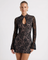 Women's Lace Bodycon Mini Dress in Black