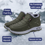 Sianna waterproof winter ankle boots in Green, photo 4