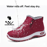 Sianna waterproof winter ankle boots in Red, photo 8