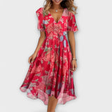 Clara Elegant Dress in Pink