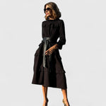 Briannelyse Sophisticated Midi Dress, photo 4