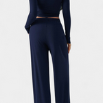 Elastic-Fit Viscose Yoga Set with Round Neck, photo 14