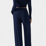 Elastic-Fit Viscose Yoga Set with Round Neck, photo 14