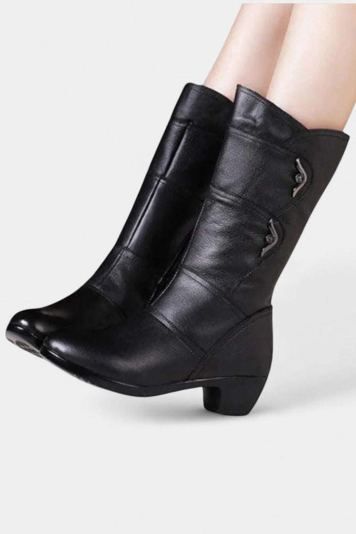 Ankle Boots Featuring Side Zipper and Cushioned Sole, photo 3