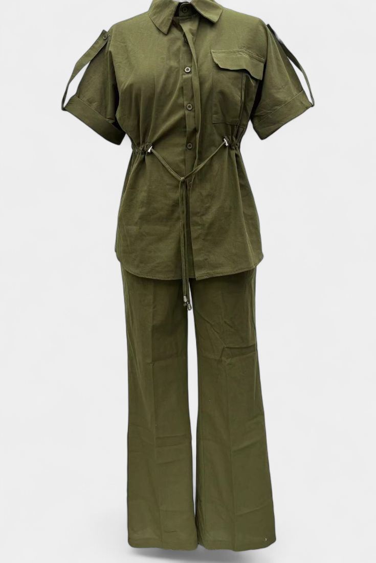 Relaxed Fit Two-Piece Linen and Cotton Set, photo 11