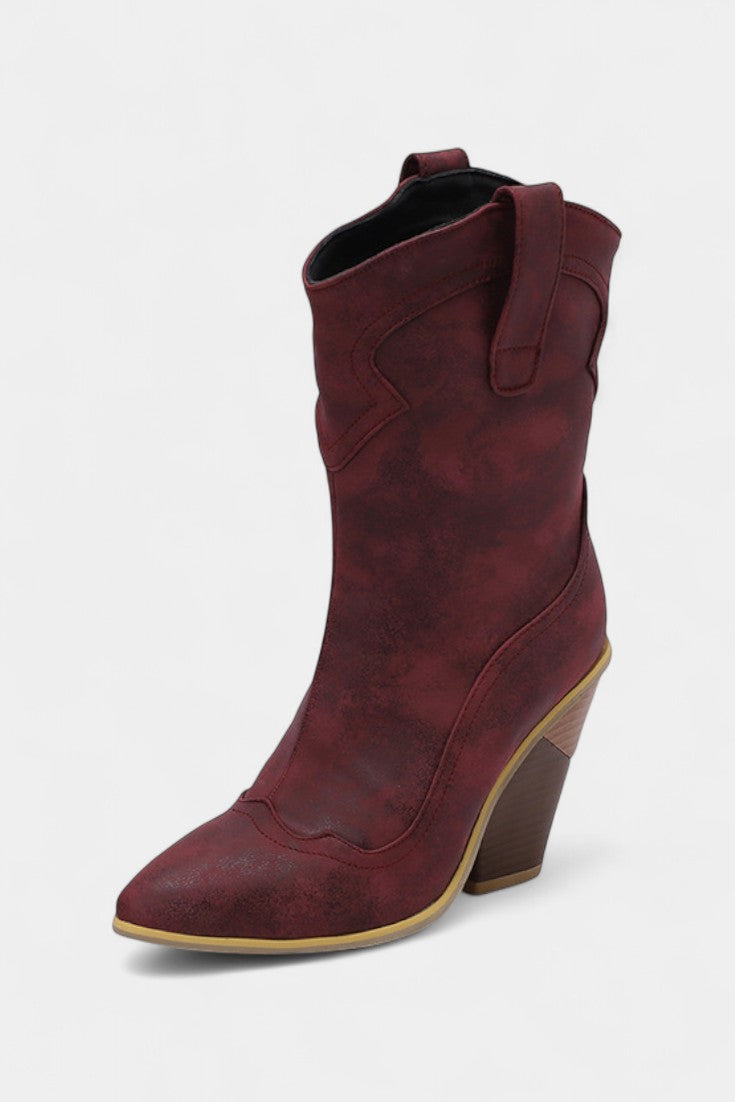 Women's Western Pointed-Toe Ankle Boots, photo 2