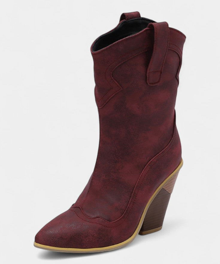 Women's Western Pointed-Toe Ankle Boots, photo 2