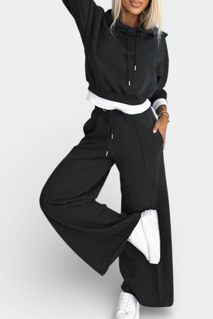 Oversized Comfort Hoodie and High-Waisted Pants Set, photo 4