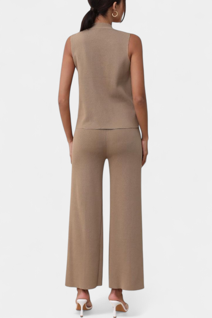 Women's Knit Vest with Wide-Leg Pants, photo 3