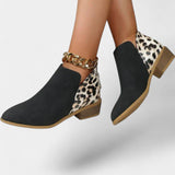 Women's Stylish Leopard Print Comfort Boots, photo 7