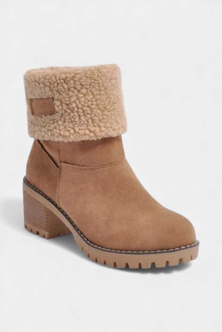 Sienna Faux Fur Block Heel Ankle Boots, photo 7
