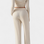 Elastic-Fit Viscose Yoga Set with Round Neck, photo 3