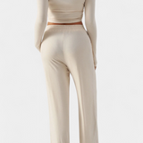 Elastic-Fit Viscose Yoga Set with Round Neck, photo 3