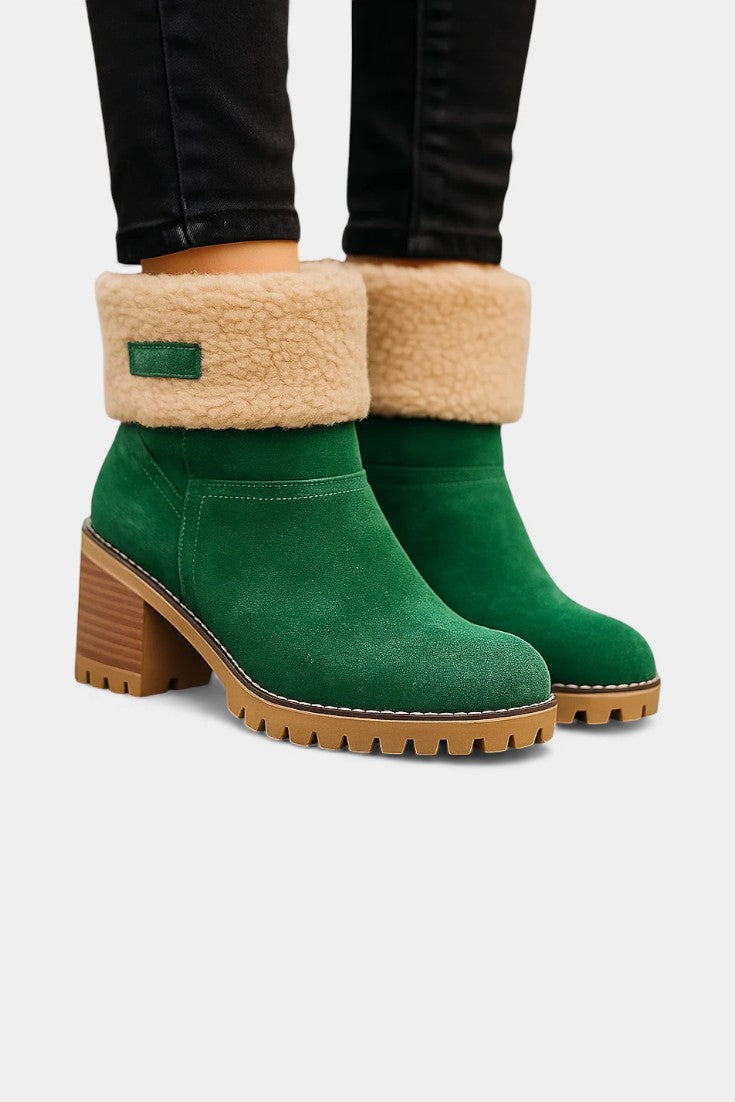 Sienna Faux Fur Block Heel Ankle Boots, photo 14