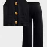Women's Knit Vest with Wide-Leg Pants, photo 6
