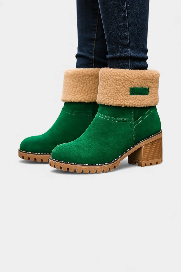 Sienna Faux Fur Block Heel Ankle Boots, photo 15