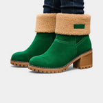 Sienna Faux Fur Block Heel Ankle Boots, photo 15
