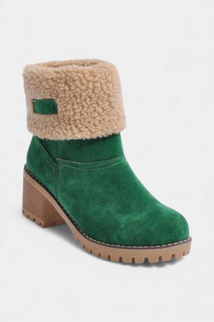 Sienna Faux Fur Block Heel Ankle Boots, photo 12