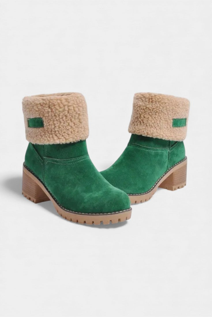 Sienna Faux Fur Block Heel Ankle Boots, photo 13