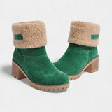 Sienna Faux Fur Block Heel Ankle Boots, photo 13