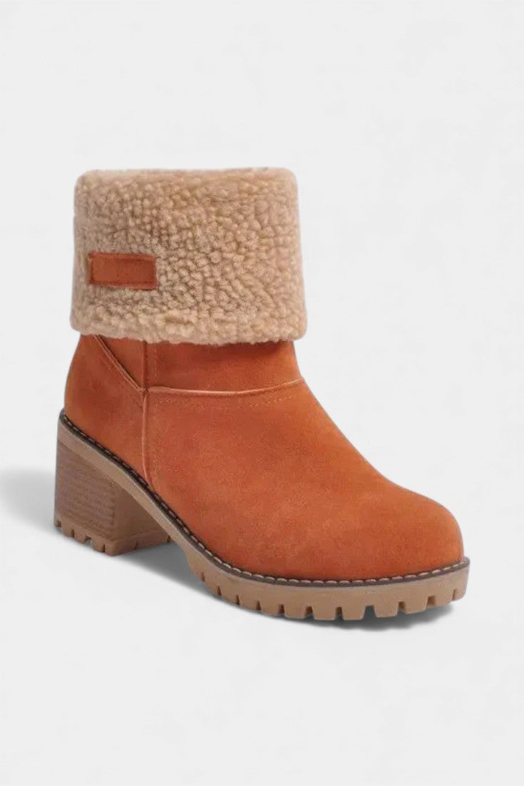 Sienna Faux Fur Block Heel Ankle Boots, photo 17