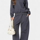 Relaxed Hoodie Ensemble with Flowing Pants, photo 4