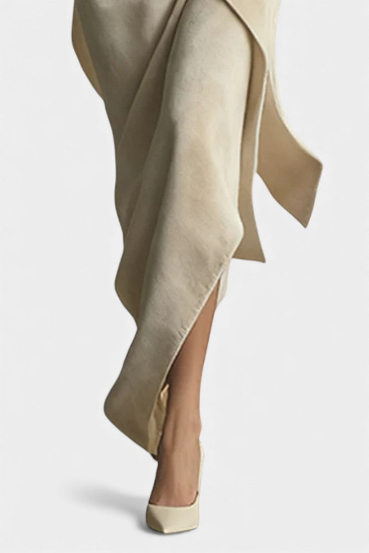 Women's Asymmetrical Velvet Casual Ensemble, photo 3