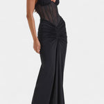 Mesh Corset Halter with Gathered Maxi Skirt Ensemble, photo 2