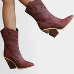 Women's Western Pointed-Toe Ankle Boots, photo 3
