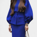 Women's Chic Tailored Midi Suit, photo 2