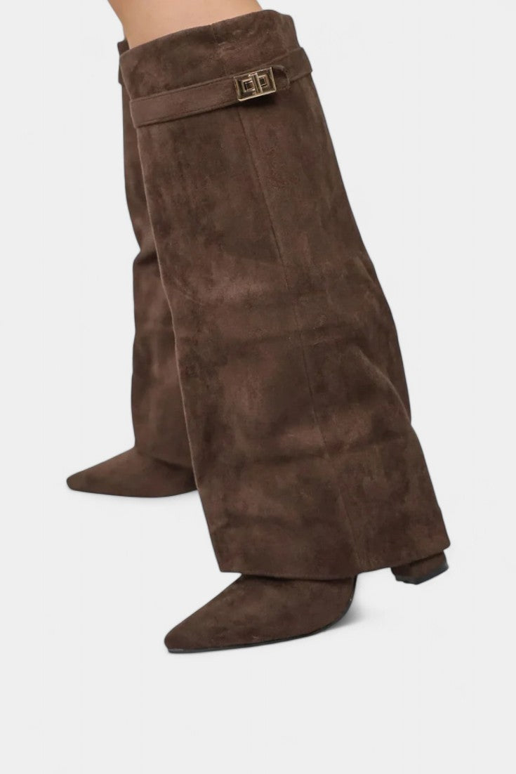 Women's Knee-High Boots with Block Heel, photo 9