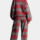 Women's Urban Checkered Color-Block Ensemble, photo 5