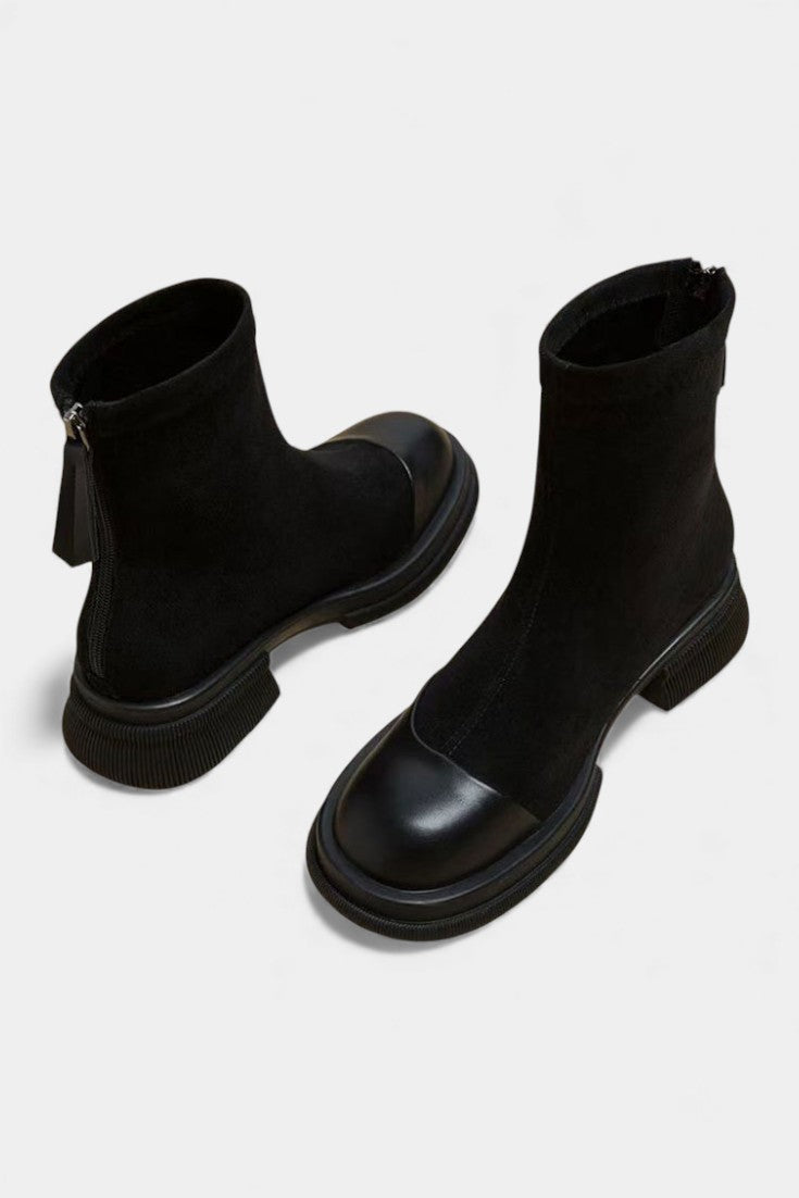Chunky Sole Ankle Boots with Buckle Accent, photo 4