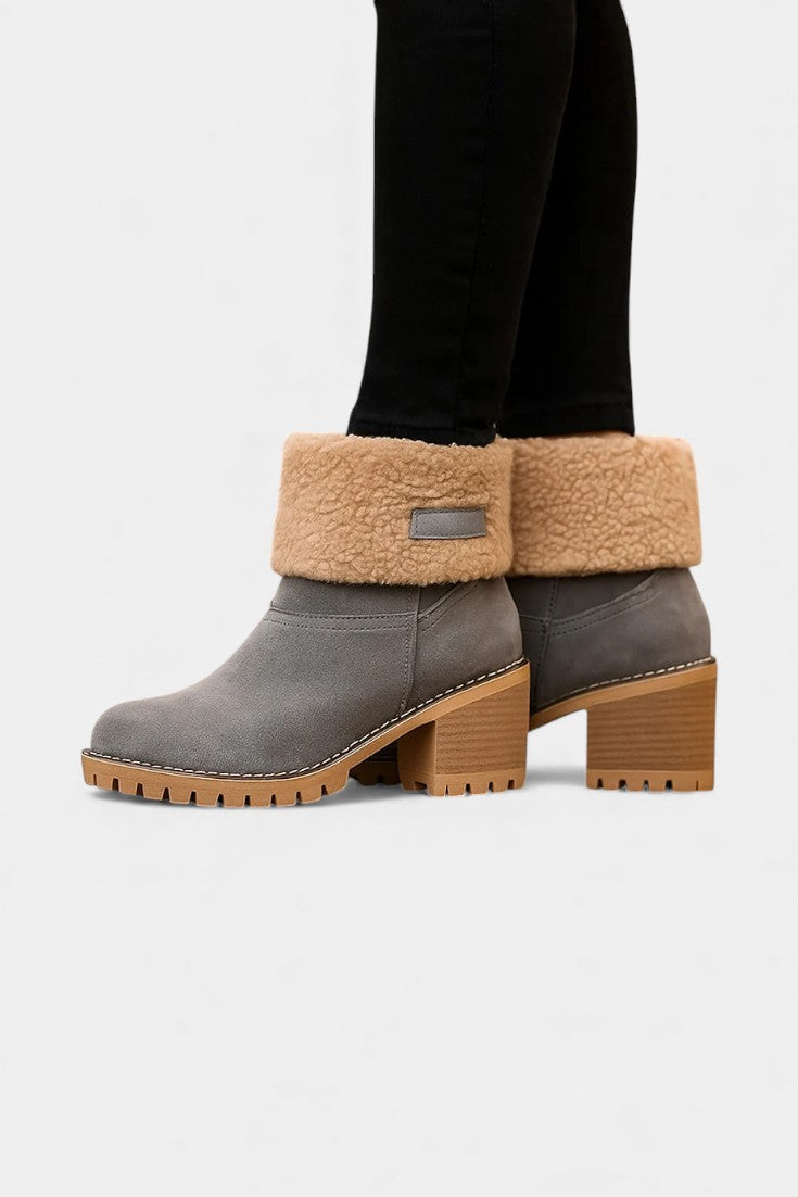 Sienna Faux Fur Block Heel Ankle Boots, photo 4