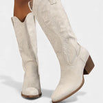 Suede Eusty Cowboy Boots with Block Heel, photo 6