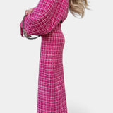 Women's Blazer and Plaid Tweed Skirt Set, photo 3
