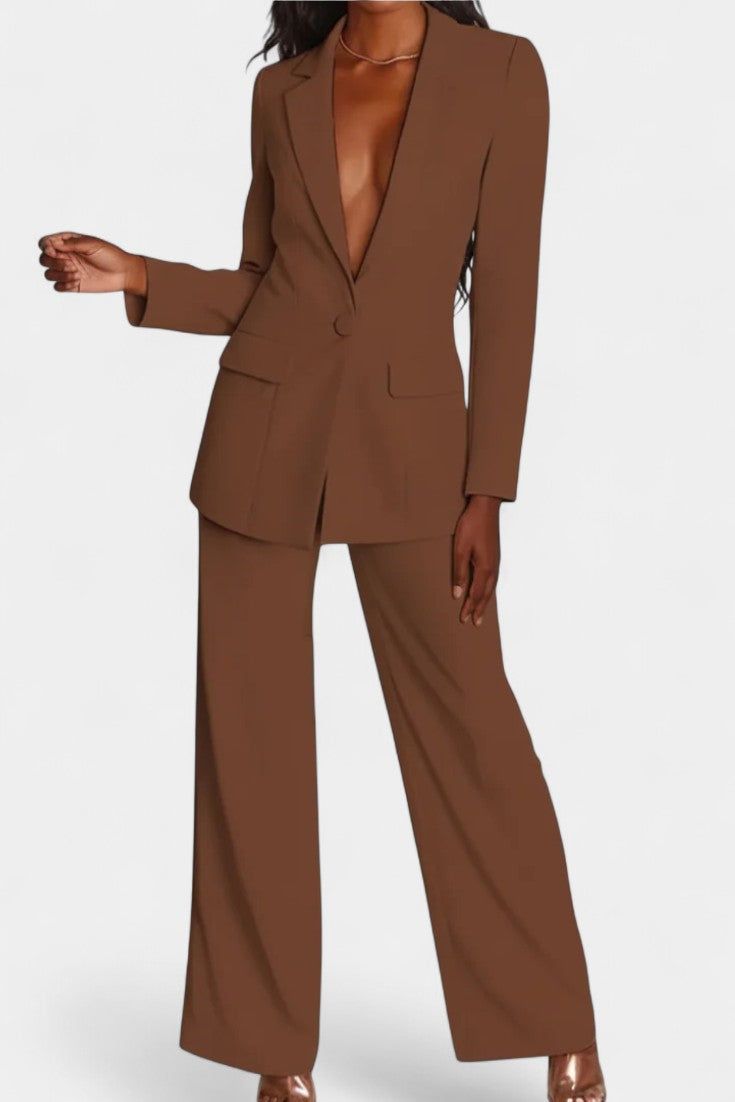 Blazer and High-Waisted Pants Ensemble, photo 5