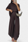 Women's Straight Top & Wide-Leg Pants in Brown