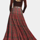 Lace Top & Red Checkered Skirt Set, photo 4