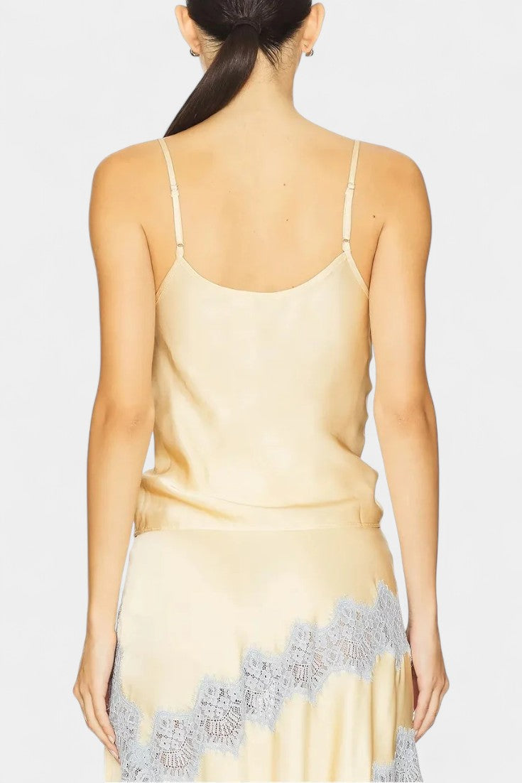 Satin and Lace Contrast Set with Flowing Midi Skirt, photo 3