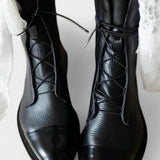 Stylish Heeled Boots with Comfort Support in Black