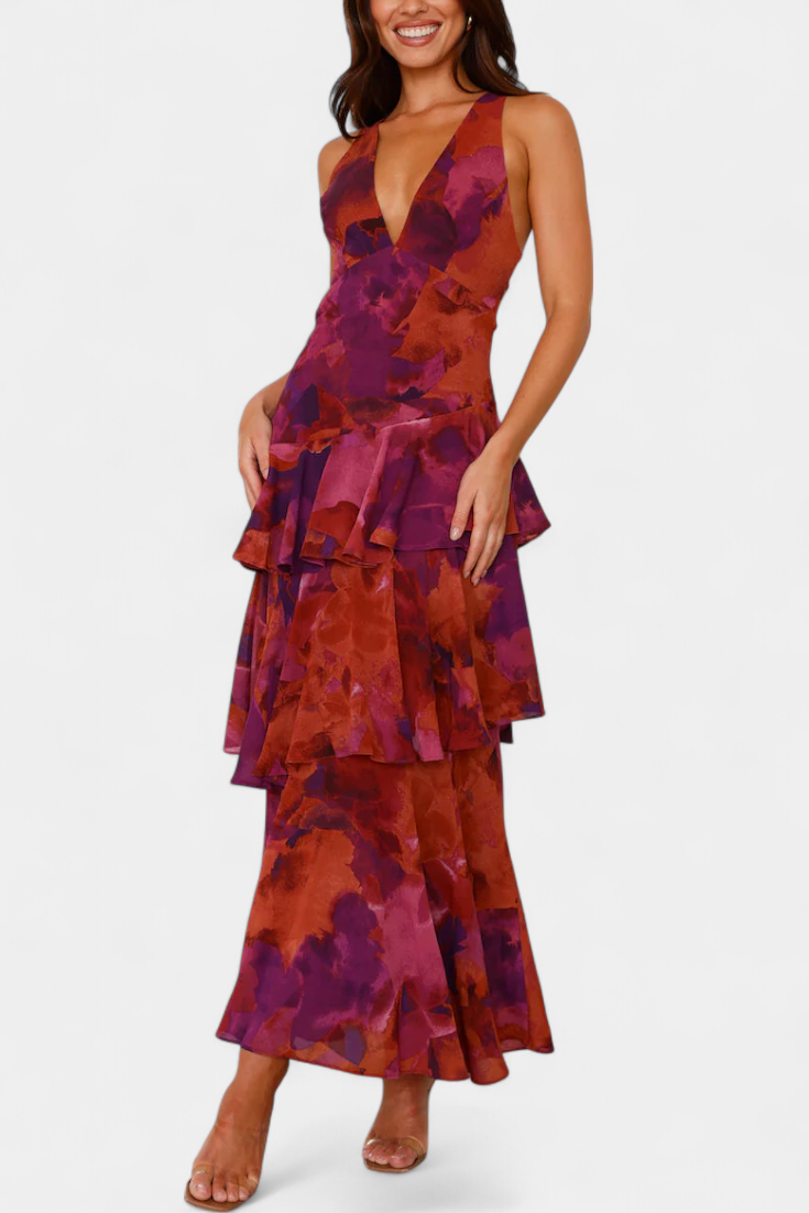 Zaryssah Elegant Dress in Purple