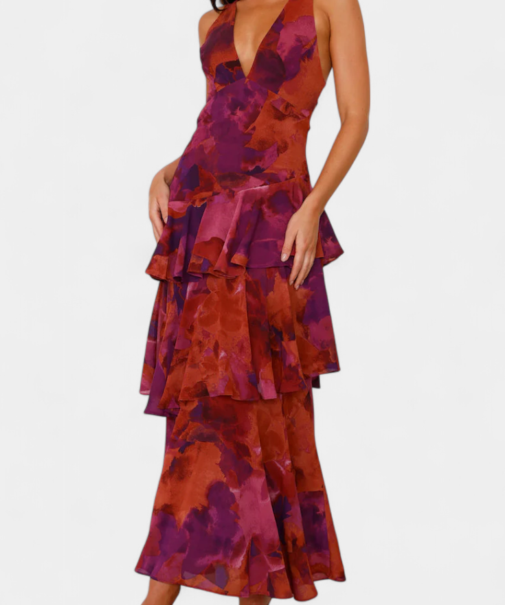 Zaryssah Elegant Dress in Purple