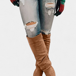 Women's Chunky Heeled Round Toe Boots, photo 3