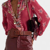 Bohemian Print Ruffled Chiffon Set by Amancia, photo 5