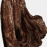 Women's Velvet Turtleneck & Leopard Skirt Set, photo 3