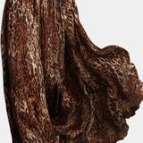 Women's Velvet Turtleneck & Leopard Skirt Set, photo 3