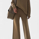 Women's Chic & Relaxed Casual Outfit in Brown