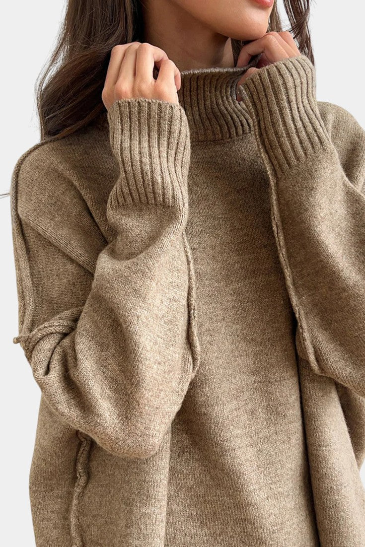 Turtleneck Knit Set with Wide-Leg Pants, photo 3