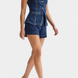Sleeveless Jacket & High-Waisted Shorts, photo 3